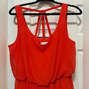 Bisou Bisou Vibrant orange Dress sz 10